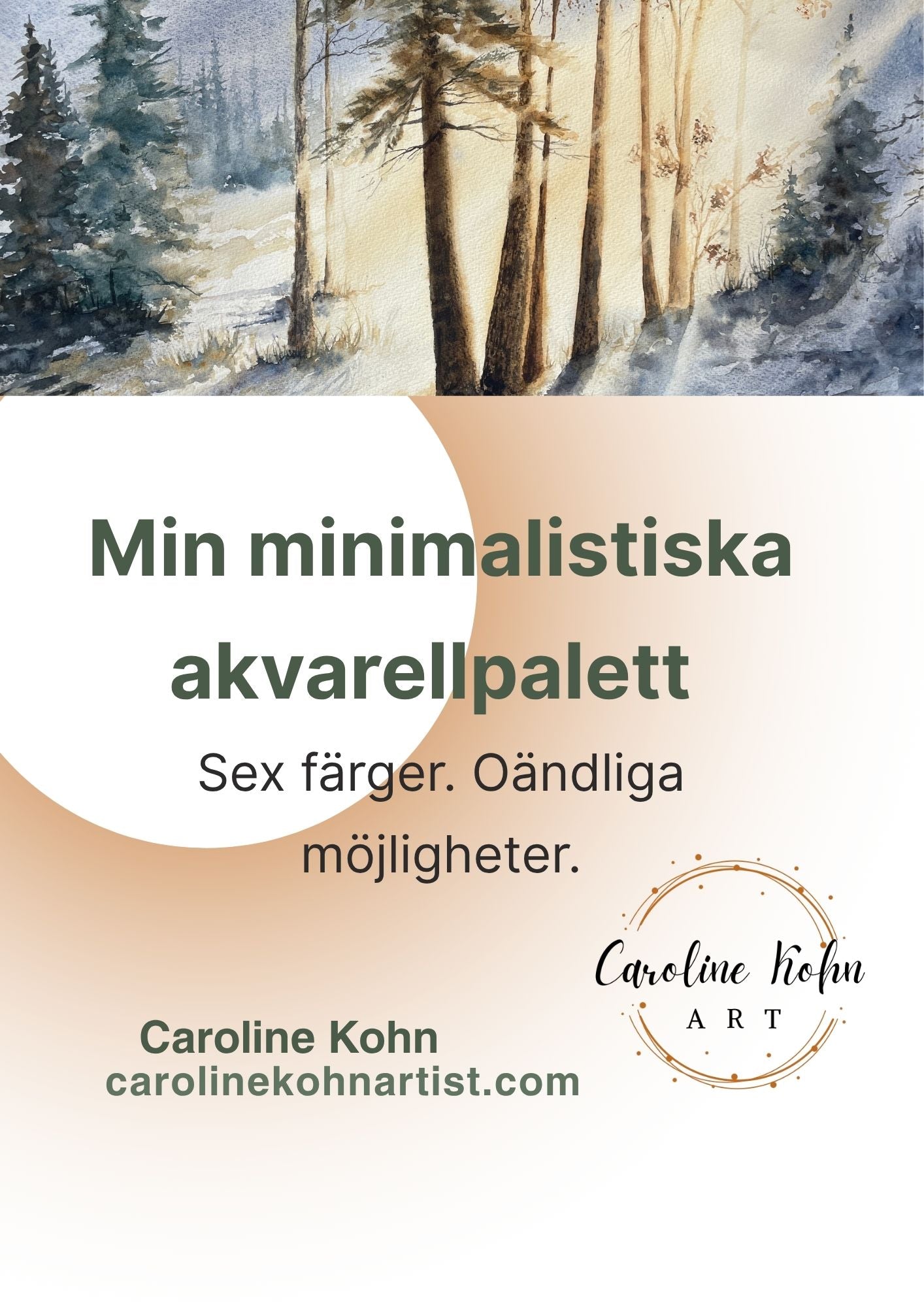 Digital produkt, palett- sex färger oändliga möjligheter