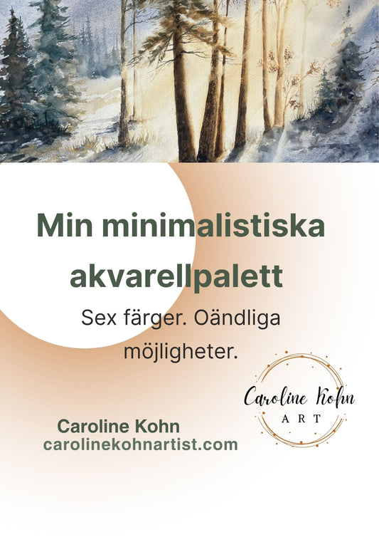 Digital produkt, palett- sex färger oändliga möjligheter