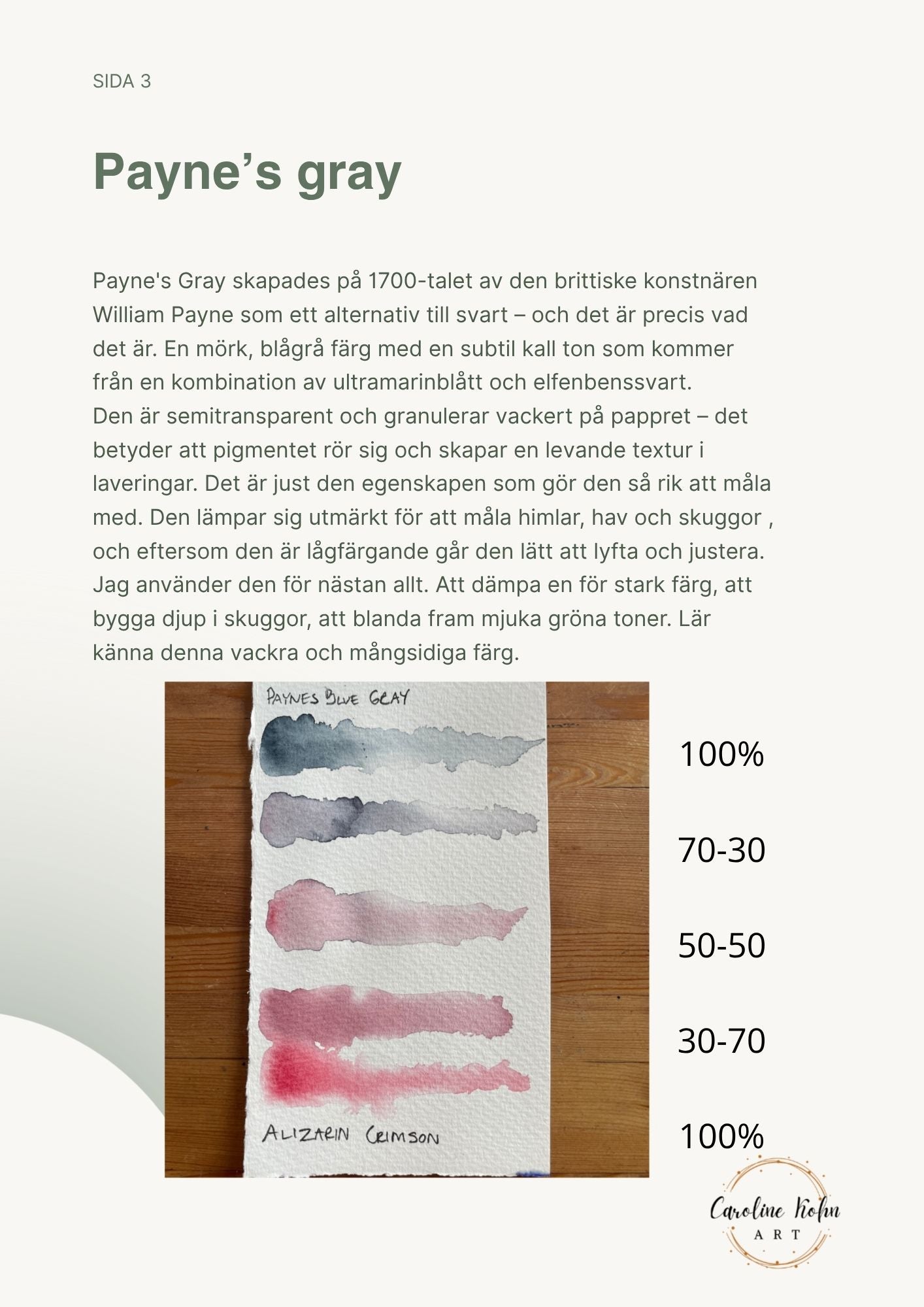 Digital produkt, palett- sex färger oändliga möjligheter